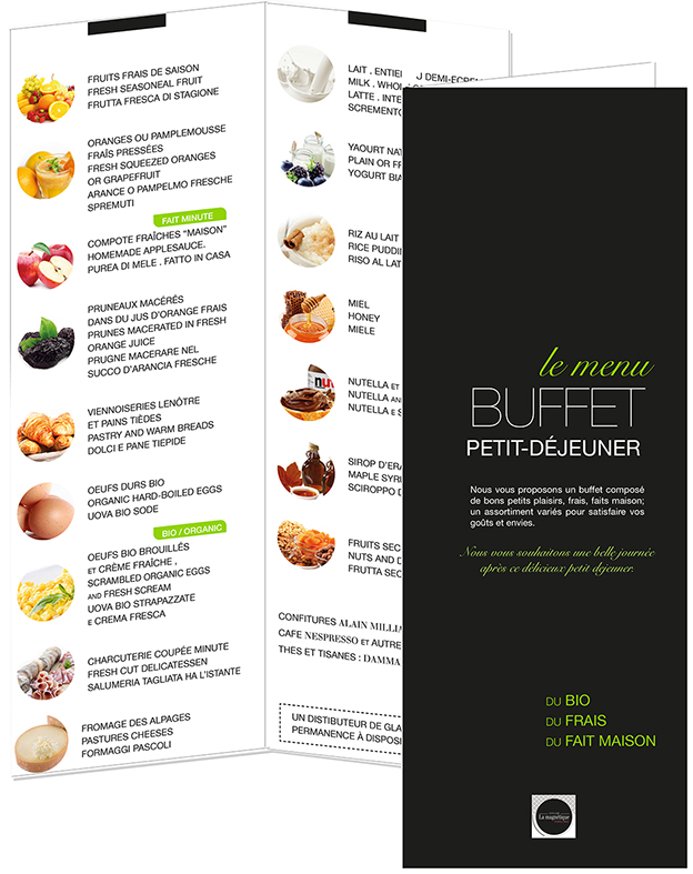 Carte Bar et petite Collation Carte Bar et petite Collation