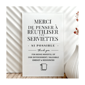 Ecologie-plexiglass. Message ecologie