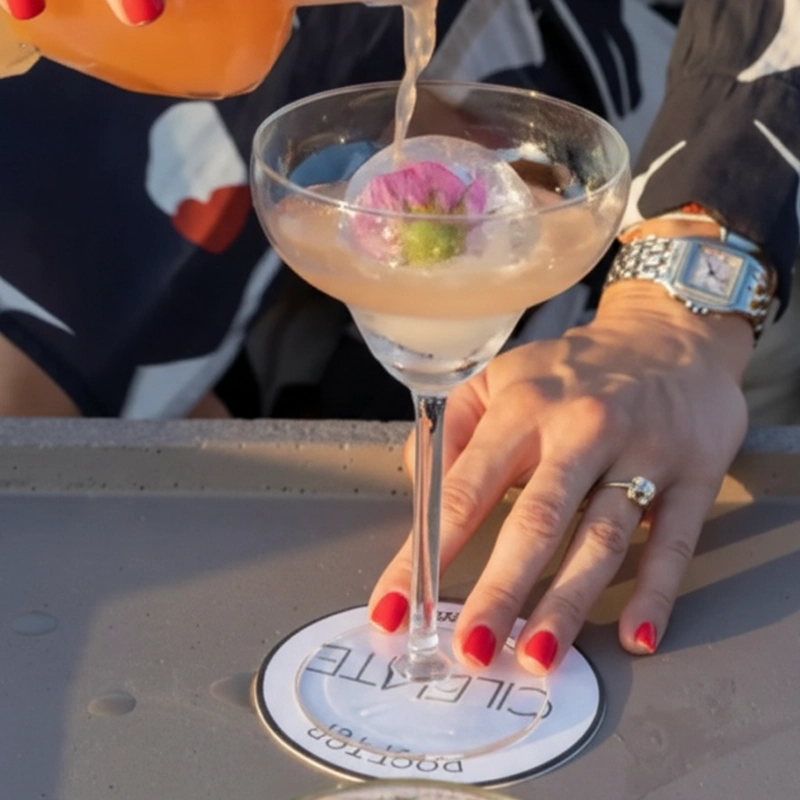 Sous-verres personnalisés et sous-bocks pour bar d'hôtel et restaurant